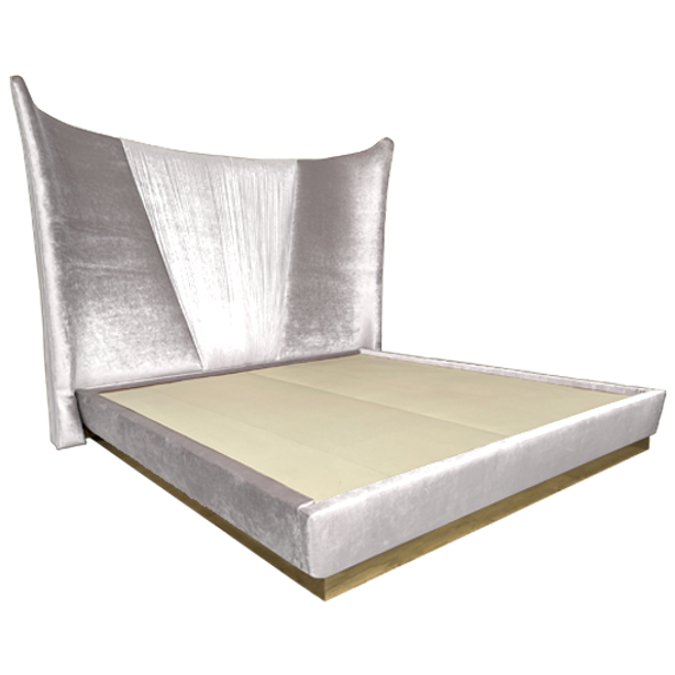 Champagne Velvet Dream Bed